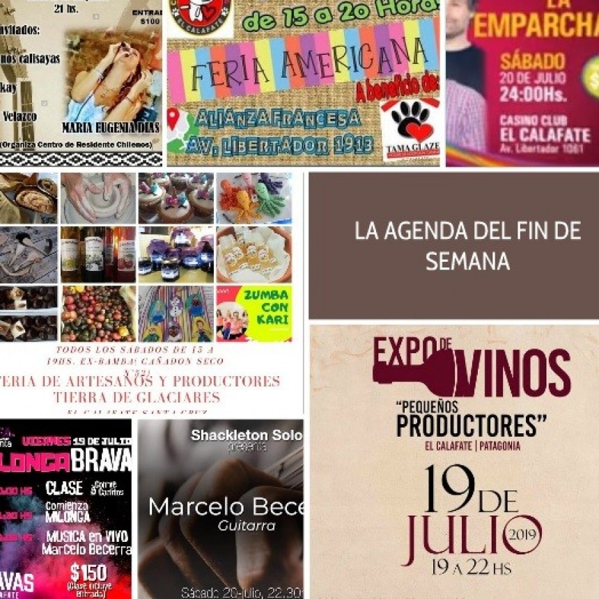 LA AGENDA DEL FIN DE SEMANA