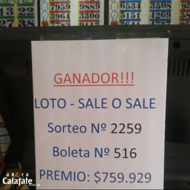 Gan&oacute; el LOTO y no aparece a cobrar