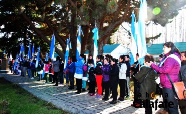 Acto protocolar. Recuerdo de San Mart&iacute;n y Don Bosco