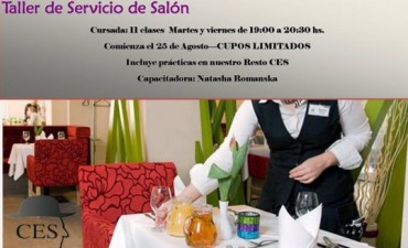 Nuevo Taller en el CES: Servicio de Sal&oacute;n