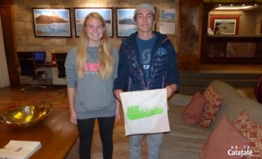 Dos campeones Mundiales de Freeride Junior en El Calafate