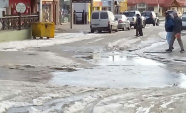 Centro anegado de aguas cloacales