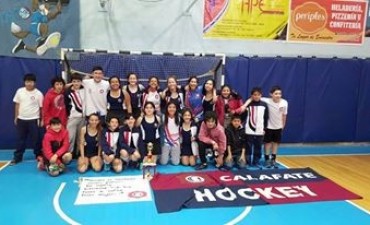 El Club Calafate Hockey CAMPE&Oacute;N en Sub. 14 Femenino