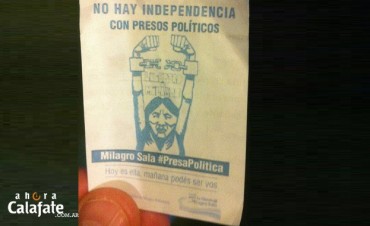 El Chalt&eacute;n: Pol&eacute;mica por panfletos de Milagro Sala en el Acto de San Mart&iacute;n