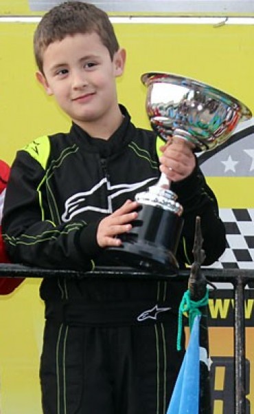 Thiago Levati tercero en el Campeonato Regional de Karting