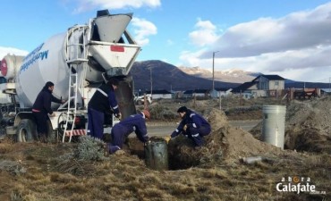Instalan tendido el&eacute;ctrico en loteo de las 1300
