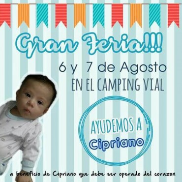 Organizan feria para ayudar a la familia de un beb&eacute;