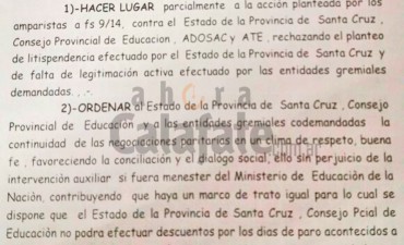 Jueza local ordena suspender paros en educaci&oacute;n.