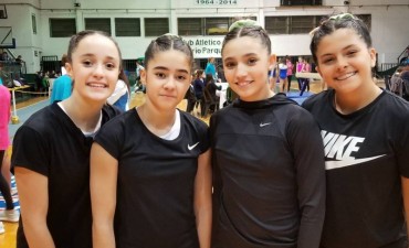 Gimnastas de El Calafate en el Campeonato Provincial de C&oacute;rdoba.