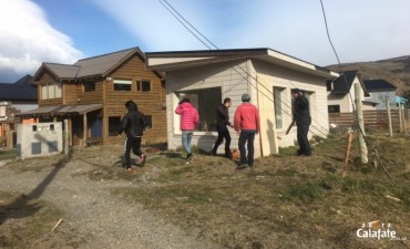El Chalt&eacute;n. Voladuras de techo y corte de luz por temporal de viento