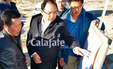 Presidente de Gezhouba en El Calafate 