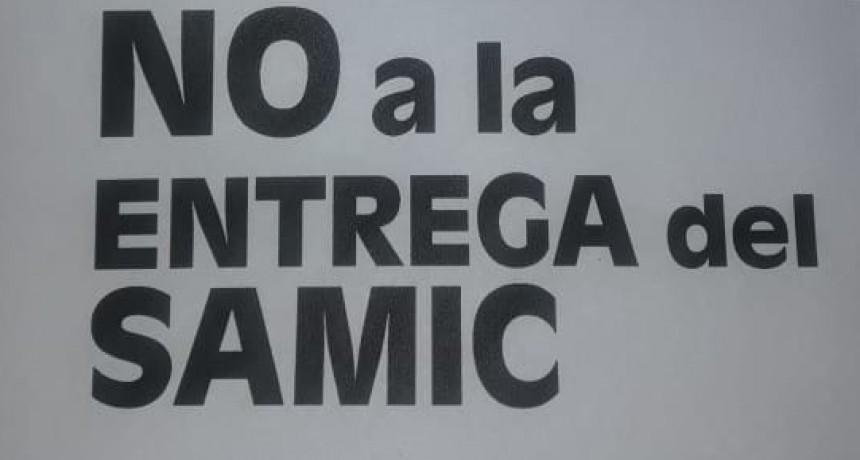 Prestadores de servicios se movilizan por la situaci&oacute;n del hospital.