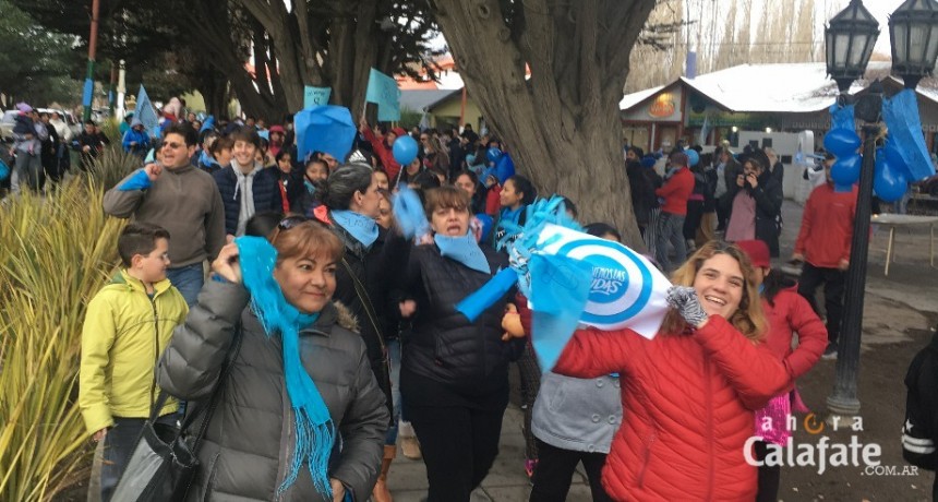Marcha Celeste contra la Ley de Aborto