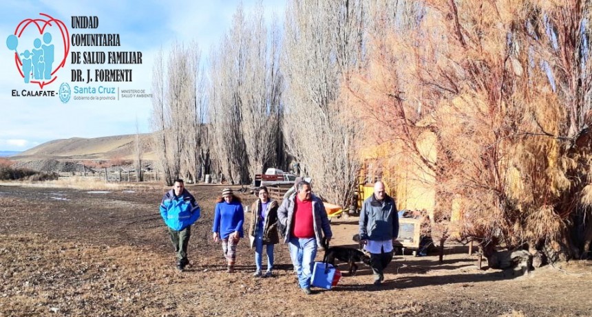 Instituciones recorren zona rural.