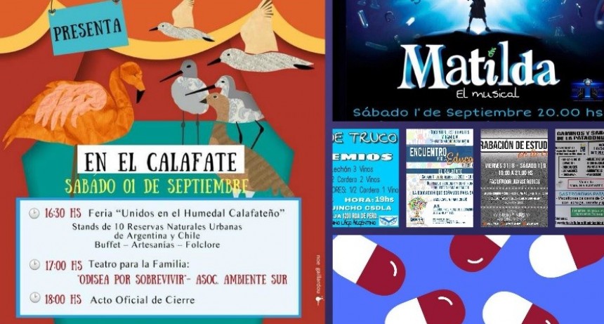 LA AGENDA DEL FIN DE SEMANA