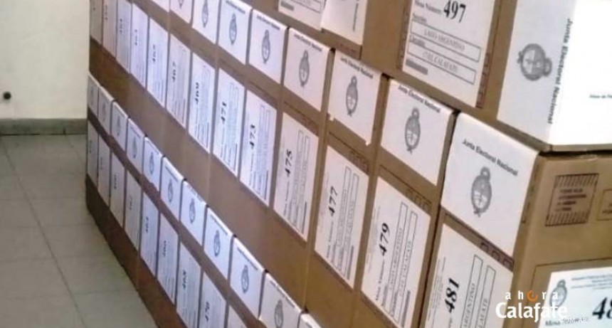 Elecciones. Ya llegaron las urnas para el domingo