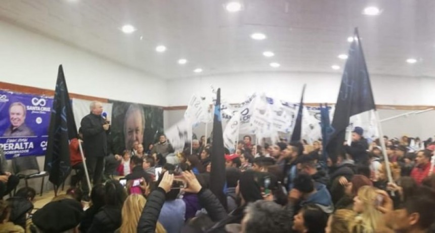 PERALTA. El domingo la gente le va a decir NO a este gobierno