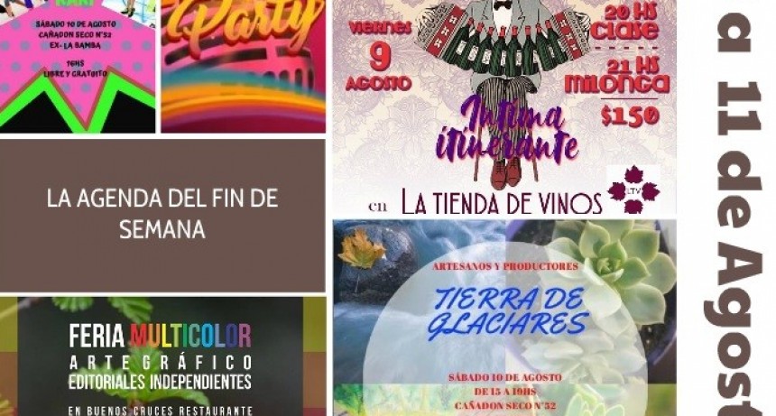 LA AGENDA DEL FIN DE SEMANA