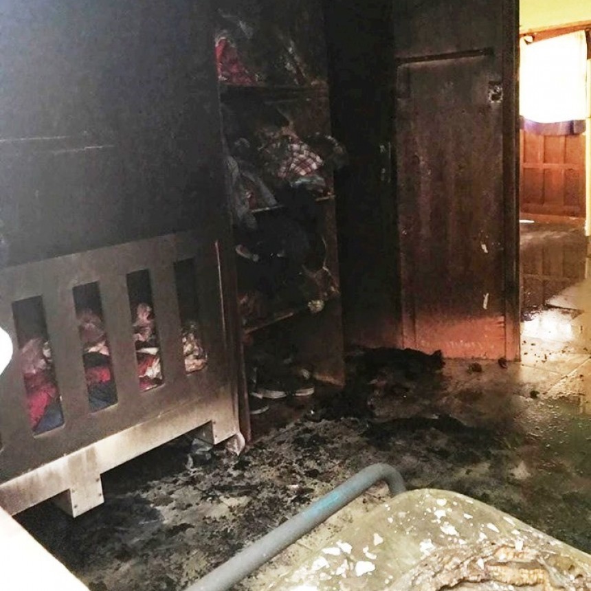 Solidaridad con una familia afectada por un incendio