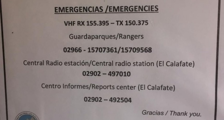 Esperan respuesta de Provincia para la cobertura de emergencia en el glaciar.
