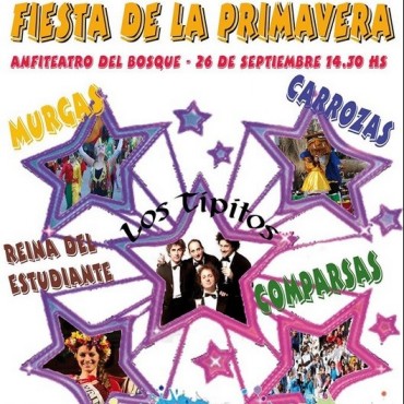 Horarios y actividades para la Fiesta del Estudiante y de la Primavera