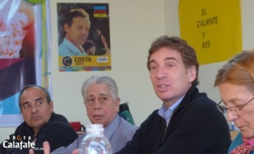Diego Santilli con candidatos locales