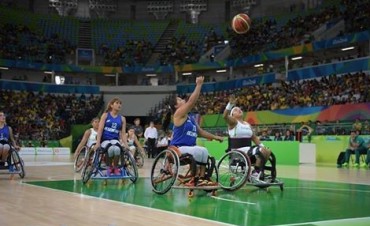 Vanesa Salcedo debut&oacute; en basquet en silla de Ruedas en los Paralimpicos