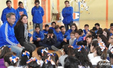 El t&eacute;cnico de Las Leonas visita El Calafate