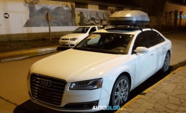 El misterioso Audi A8L que &ldquo;estudia el cambio clim&aacute;tico&rdquo; en El Calafate