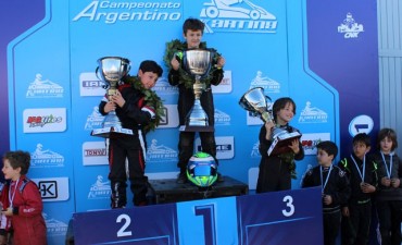 Thiago Levatti 1&deg; y 2&deg; en el Campeonato Argentino de Karting