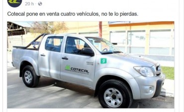 Aclaraci&oacute;n, y cr&iacute;tica por la venta de veh&iacute;culos