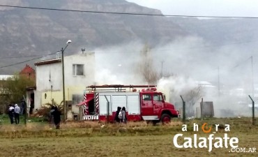 Incendio en interior de una vivienda 