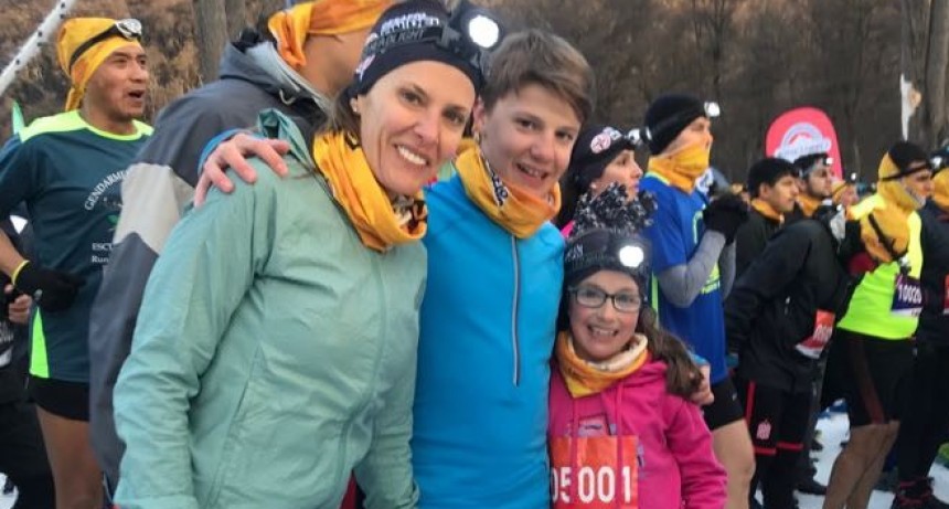 Familia calafate&ntilde;a en el Desafio Fin del Mundo