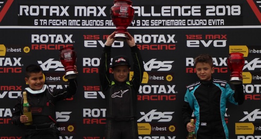 Thiago Levati y su primer triunfo en ROTAX