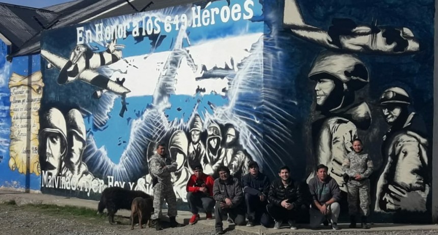 Finalizado mural que pintaron reclusos