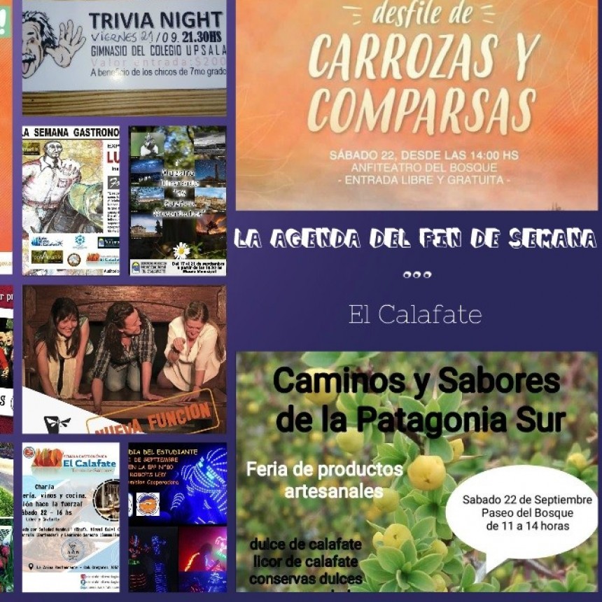 LA AGENDA DEL FIN DE SEMANA