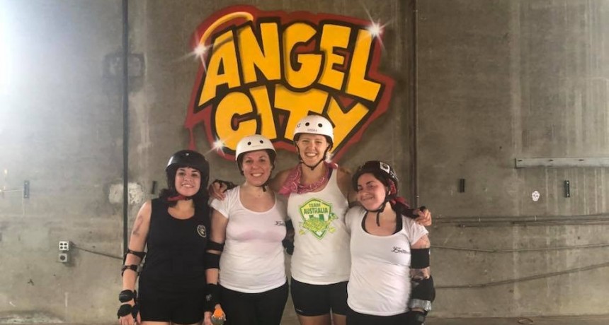 Las Err&aacute;ticas del Roller Derby viajaron a Estados Unidos