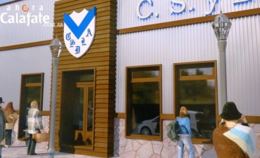 Club Lago Argentino cambia su fachada