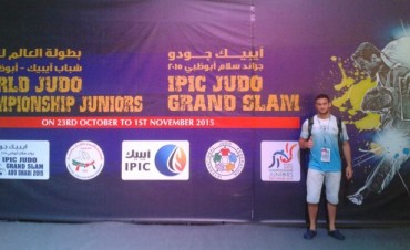 Tom&aacute;s Spikerman presente en el Mundial de Judo en Abu Dhabi