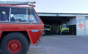 &Uacute;ltimos preparativos para el simulacro de cat&aacute;strofe a&eacute;rea en El Calafate