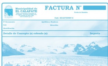 En Noviembre llegaran las facturas del municipio.