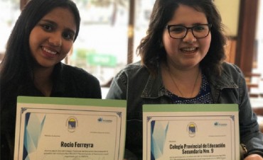 Alumnas de El Calafate premiadas en concurso de la UNESCO