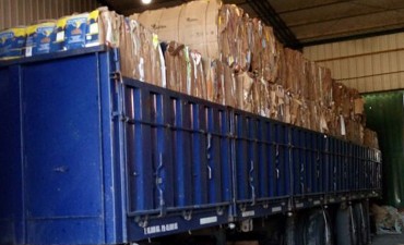 Vendieron m&aacute;s de 26 mil kilos de cart&oacute;n 