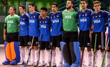 La Selecci&oacute;n Argentina de Hockey Pista se repuso con una goleada