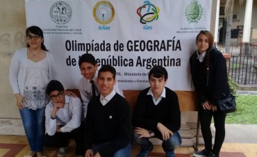 Alumnos de El Calafate en las Olimpiadas de Geograf&iacute;a
