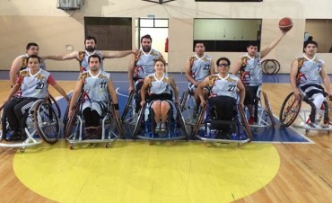Crigal jug&oacute; el 1&deg; cuadrangular final del basquet en silla de rueda