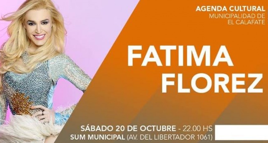 F&aacute;tima Florez llega a El Calafate