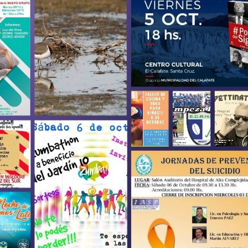 LA AGENDA DEL FIN DE SEMANA