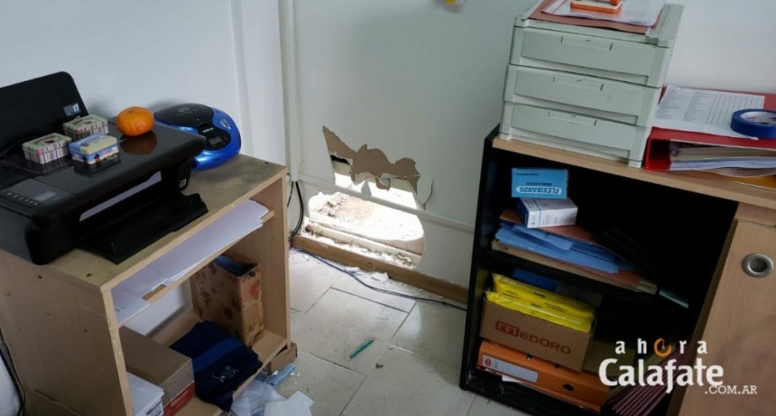 Hicieron un boquete y robaron en una escuela