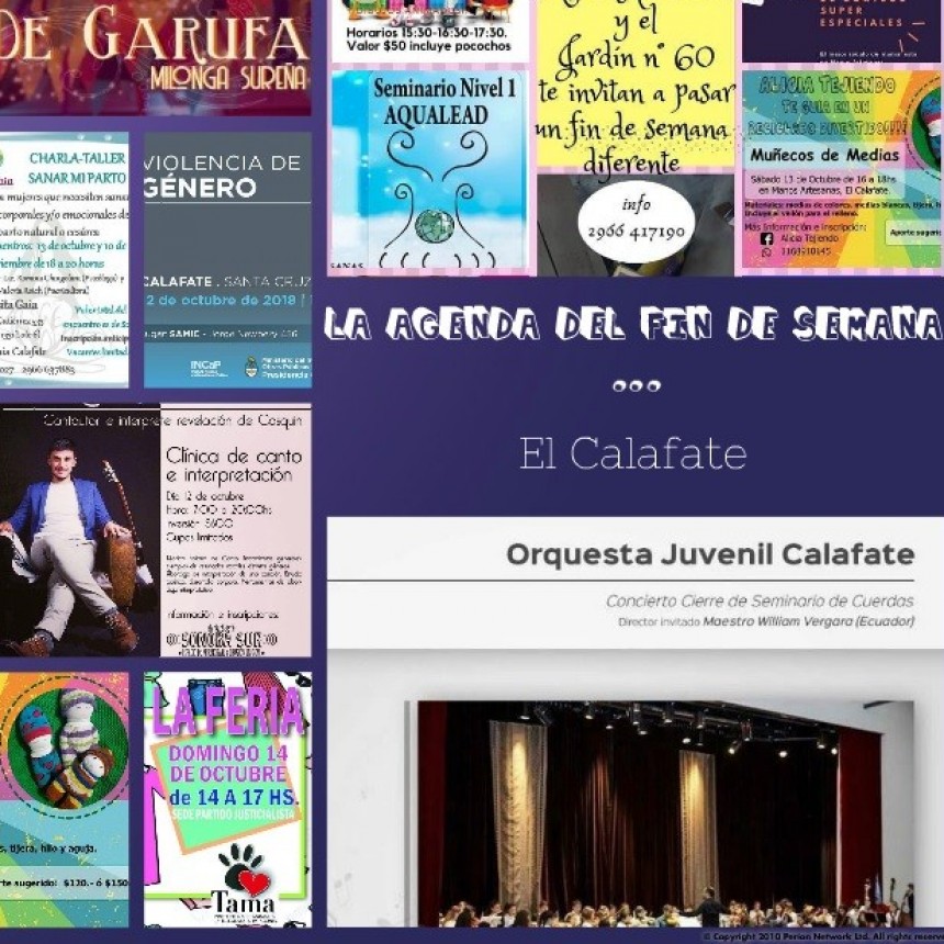 LA AGENDA DEL FIN DE SEMANA